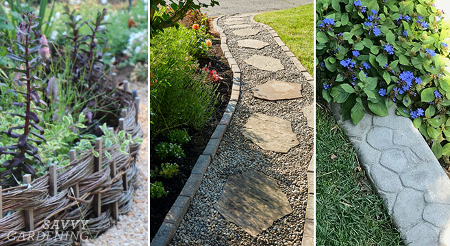 Landscape Borders Eye Catching Ideas, How To Lay Garden Edging Blocks