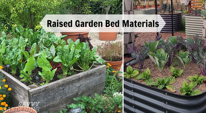 raised garden bed materials